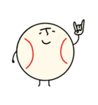 野球ボールさん 4（個別スタンプ：1）