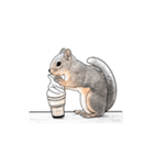 every day squirrel（個別スタンプ：5）