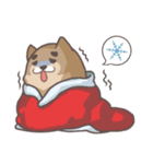 HighForehead＆Mochi Dog Merry Christmas！！（個別スタンプ：15）