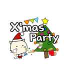 にゃん吉と仲間たち クリスマス新年の挨拶2（個別スタンプ：3）