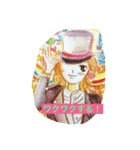 夢を描くイラストレーター（個別スタンプ：7）