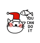 Cute Cat,Merry x'mas and Happy New year.（個別スタンプ：1）