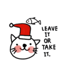 Cute Cat,Merry x'mas and Happy New year.（個別スタンプ：2）