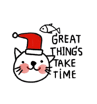 Cute Cat,Merry x'mas and Happy New year.（個別スタンプ：4）