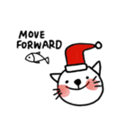 Cute Cat,Merry x'mas and Happy New year.（個別スタンプ：8）