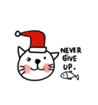 Cute Cat,Merry x'mas and Happy New year.（個別スタンプ：9）