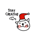 Cute Cat,Merry x'mas and Happy New year.（個別スタンプ：13）