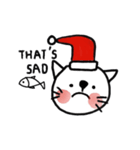 Cute Cat,Merry x'mas and Happy New year.（個別スタンプ：14）