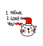 Cute Cat,Merry x'mas and Happy New year.（個別スタンプ：15）