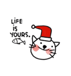 Cute Cat,Merry x'mas and Happy New year.（個別スタンプ：18）