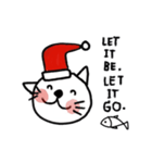 Cute Cat,Merry x'mas and Happy New year.（個別スタンプ：21）