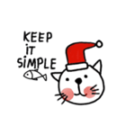 Cute Cat,Merry x'mas and Happy New year.（個別スタンプ：22）