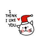 Cute Cat,Merry x'mas and Happy New year.（個別スタンプ：23）