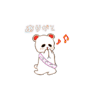 風紀の森の白熊妖精[フーキーちゃん]（個別スタンプ：3）