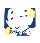 ムラサキガールズとアオボーイ（個別スタンプ：3）