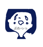 ムラサキガールズとアオボーイ（個別スタンプ：7）
