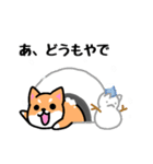 大阪弁の柴犬さん 冬（個別スタンプ：6）