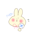 きいろいうさぎさん（個別スタンプ：6）