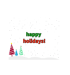 [artshop] happy holidays！(En)（個別スタンプ：5）