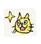 カラフルな子供のお絵描き(ちょっと絵本風)（個別スタンプ：9）