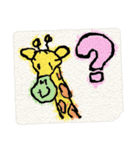 カラフルな子供のお絵描き(ちょっと絵本風)（個別スタンプ：11）