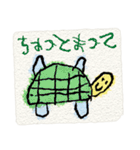 カラフルな子供のお絵描き(ちょっと絵本風)（個別スタンプ：30）