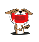 ハイブリッド犬の一日（個別スタンプ：1）