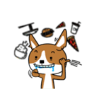 ハイブリッド犬の一日（個別スタンプ：24）