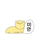 ネコ時々、韓国語（個別スタンプ：39）