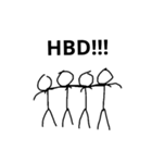 STICKMAN EMOJI（個別スタンプ：15）