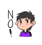 I am a computer student.（個別スタンプ：4）