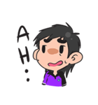 I am a computer student.（個別スタンプ：7）