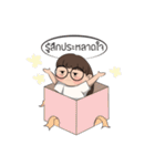 i am little glasses（個別スタンプ：14）