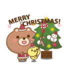 こぐまのシベリア クリスマス＆お正月（個別スタンプ：3）