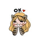 Cat costume girl CANDY（個別スタンプ：1）