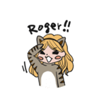 Cat costume girl CANDY（個別スタンプ：4）