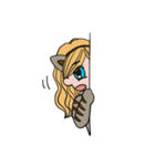Cat costume girl CANDY（個別スタンプ：28）