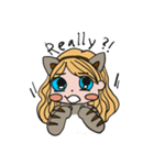 Cat costume girl CANDY（個別スタンプ：36）
