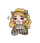 Cat costume girl CANDY（個別スタンプ：38）