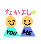 雑なイラストと文字で気持ちを伝える（個別スタンプ：6）