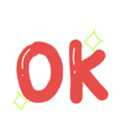 雑なイラストと文字で気持ちを伝える（個別スタンプ：8）