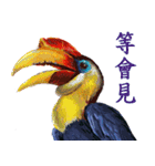 He-yi Painted Birds 01（個別スタンプ：9）