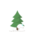 Poki Bear - Xmas Eve（個別スタンプ：8）