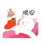 Xmas lovely cat（個別スタンプ：7）