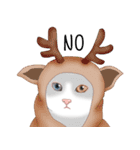 Xmas lovely cat（個別スタンプ：8）