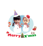 Niu Niu sister with Christmas（個別スタンプ：1）