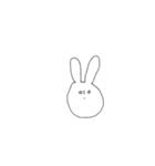 表情豊かなうさぎさん。（個別スタンプ：11）