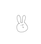 表情豊かなうさぎさん。（個別スタンプ：13）