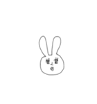 表情豊かなうさぎさん。（個別スタンプ：15）