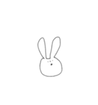 表情豊かなうさぎさん。（個別スタンプ：16）